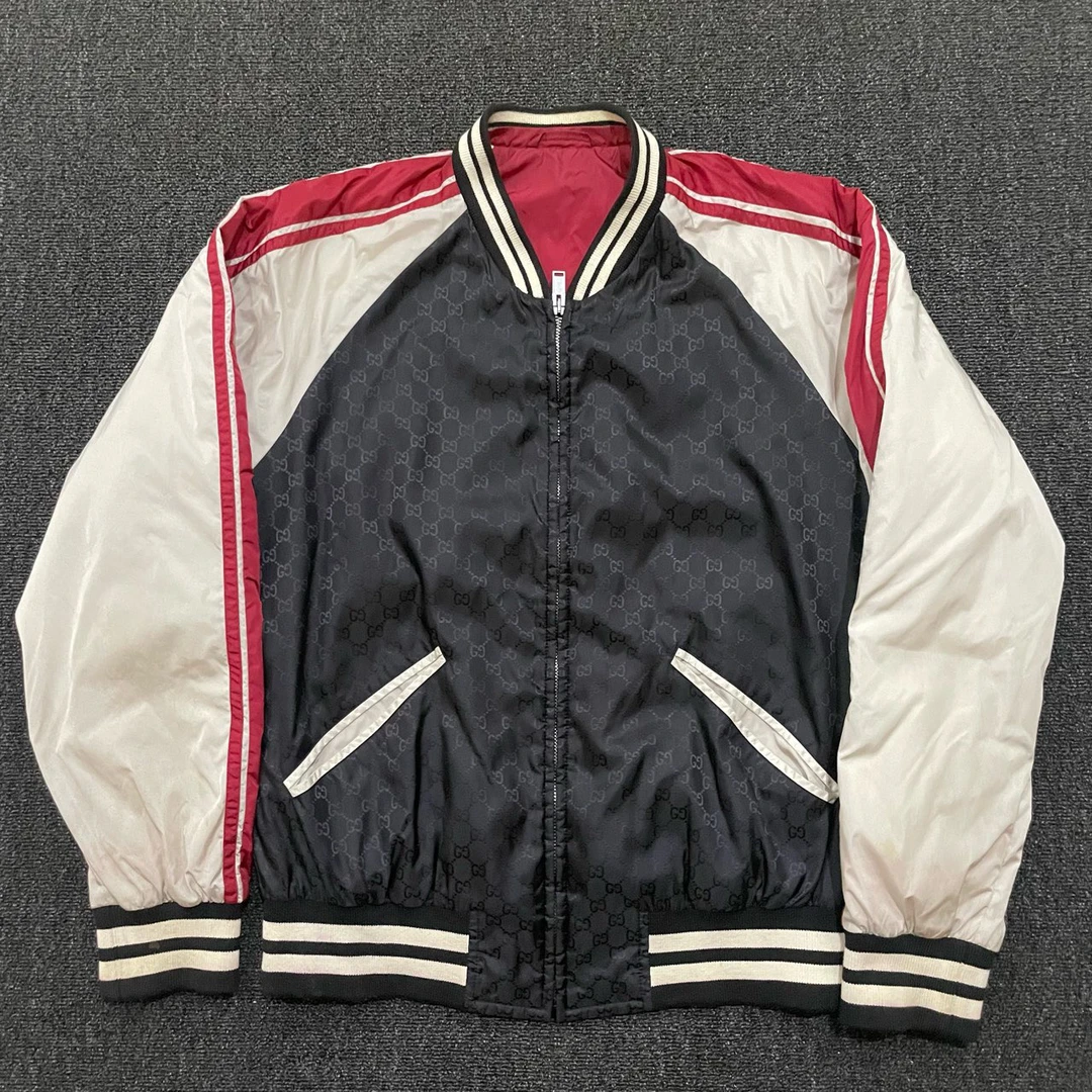 Gucci/古驰拼色满印夹克外套/48码/99新/Sl000981