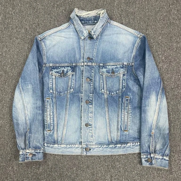 Balenciaga/背后logo牛仔夹克/36码/99新/Sl000673