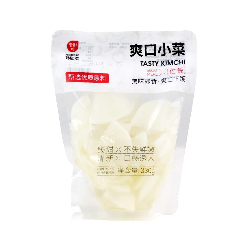 韩熙美酸甜爽口白萝卜泡萝卜小菜脆辣爽口萝卜丁泡菜即食咸菜下饭