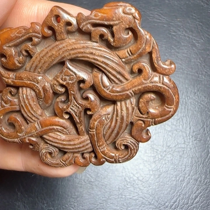 和田玉(糖玉)挂件未镶嵌