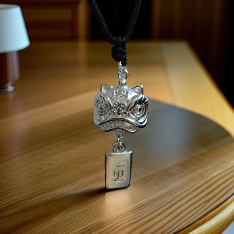 吊坠足银 心想事成醒狮吊坠