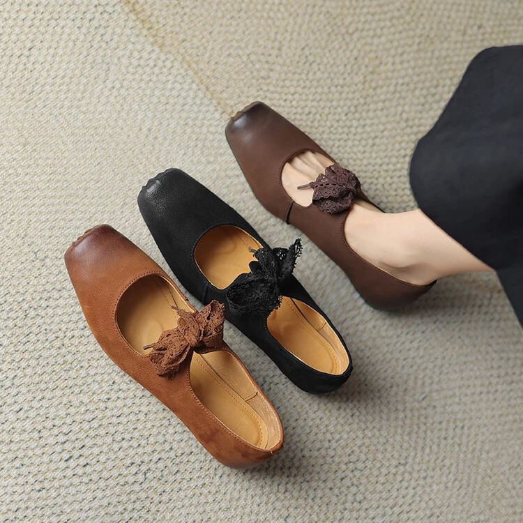 1CM/羊/猪/牛/低帮鞋2023年冬季甜美松糕底纯色