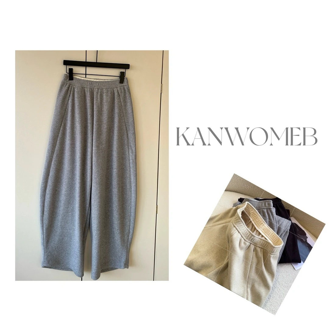 【媚儿推荐】舒适加绒弯刀裤显瘦