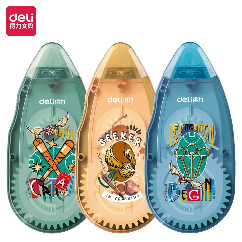 Deli/得力71557哈利波特20m修正带(混)(个)六卡起