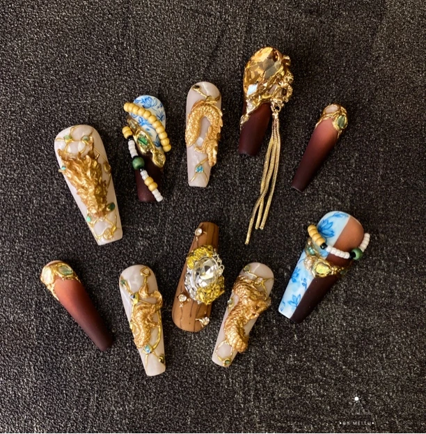 龙吟～全华款新年战甲纯手工穿戴甲