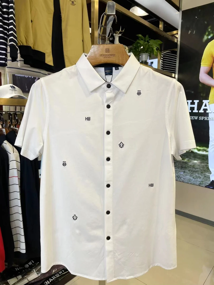 男士夏季短袖休闲开衫D026/D027