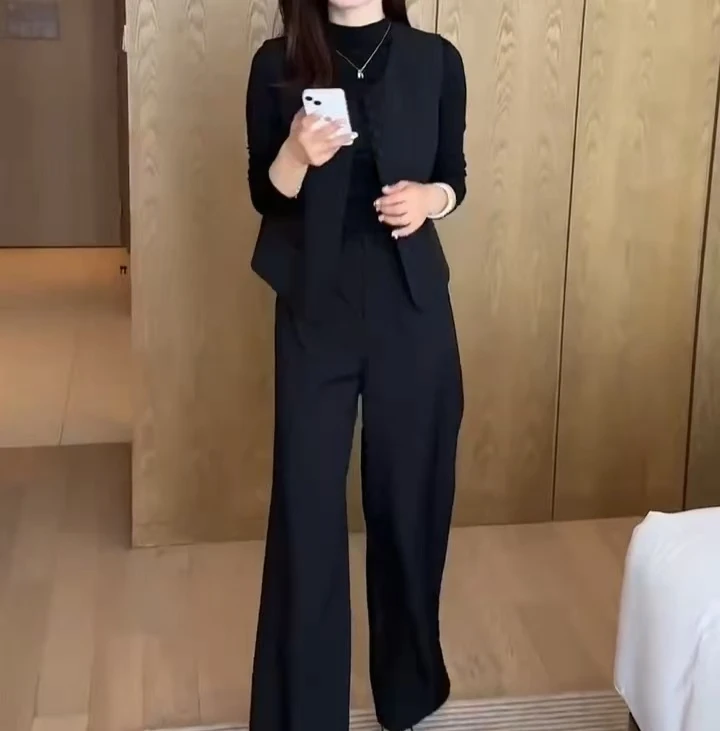 新款气质时尚洋气韩版套装0667