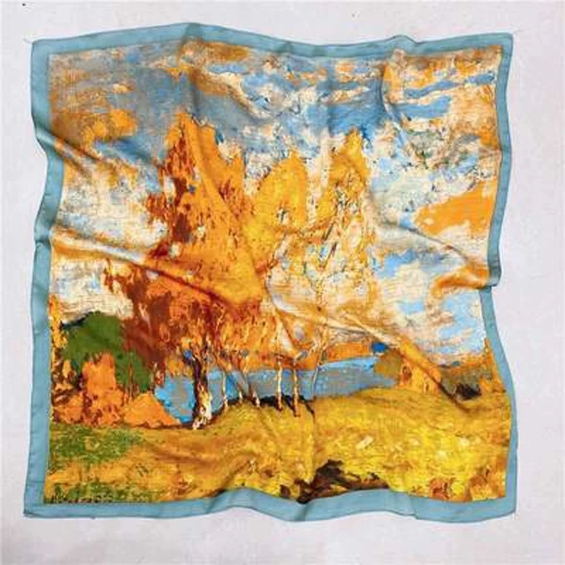 f70-10  丽景缎70*70左右气质丝巾方巾时尚