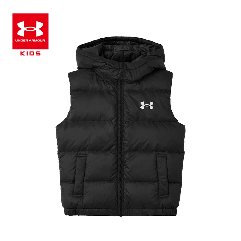 安德玛儿童休闲保暖羽绒马甲秋冬224310951