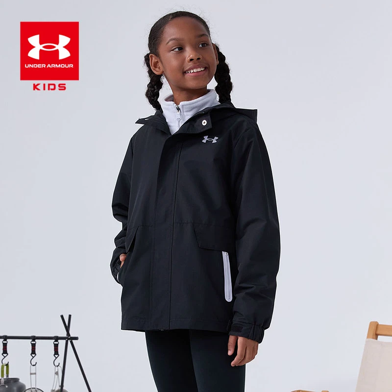 Under Armour/儿童运动户外透气梭织保暖两件套244122340