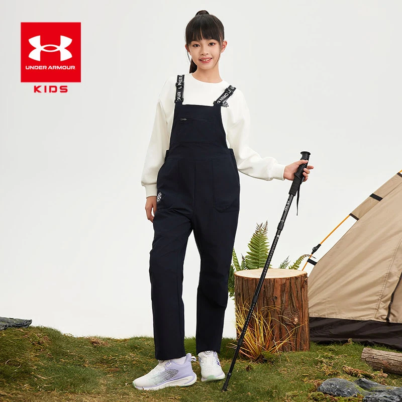 儿童女童春秋户外背带裤时尚休闲百搭连体工装裤243223330