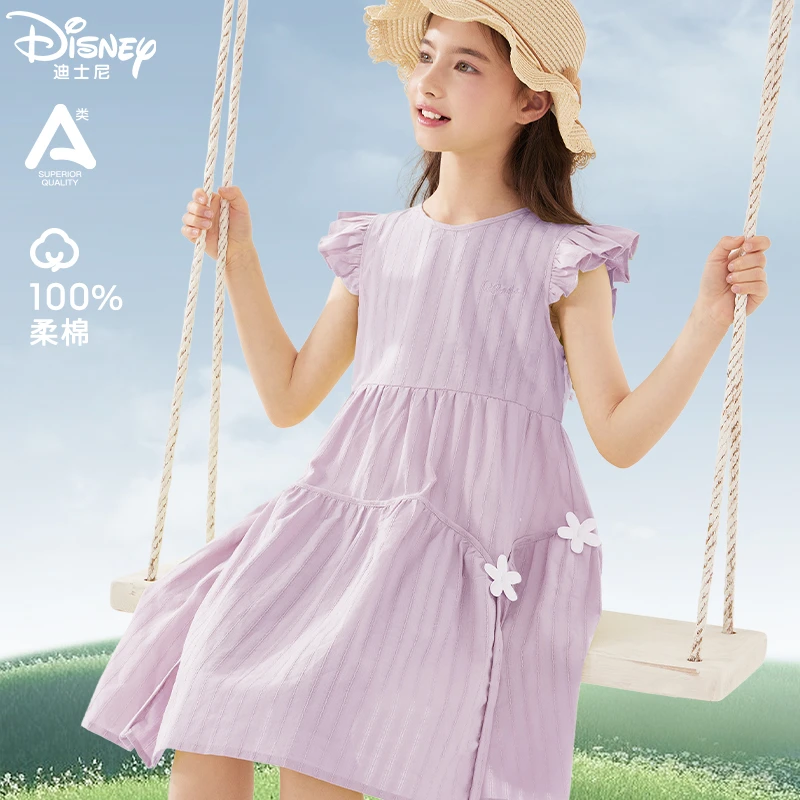 女童连衣裙夏季纯棉儿童裙子2025新款公主裙中大童洋气夏装童装