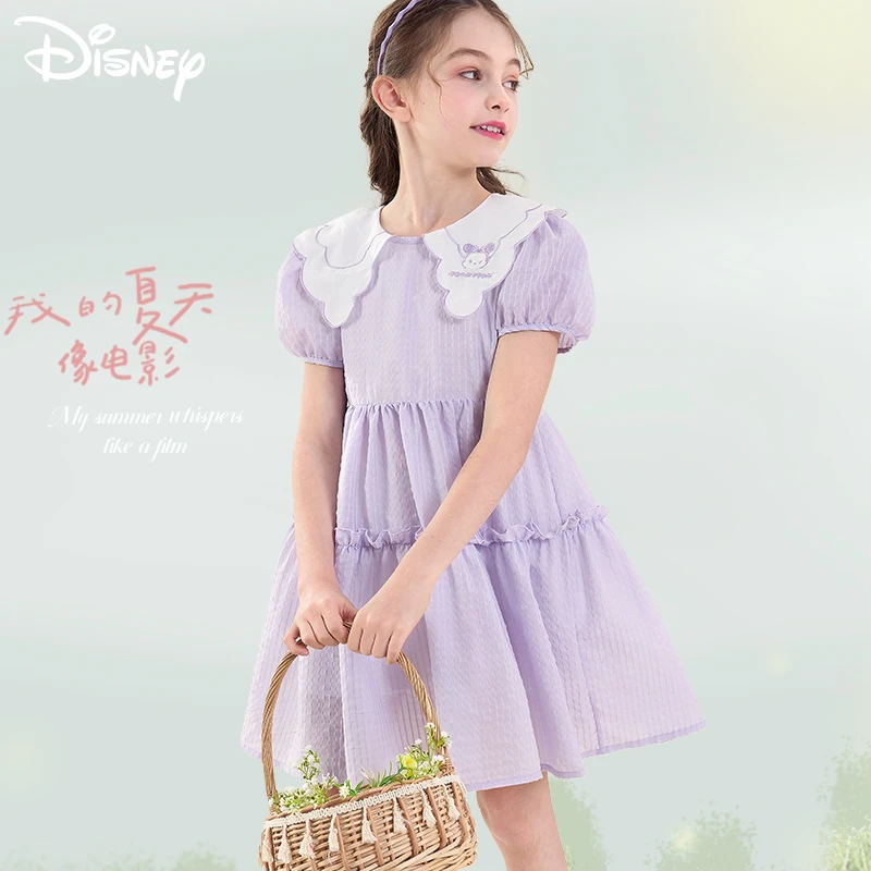 女童连衣裙夏季2025新款洋气儿童裙子中大童宽松公主裙童装