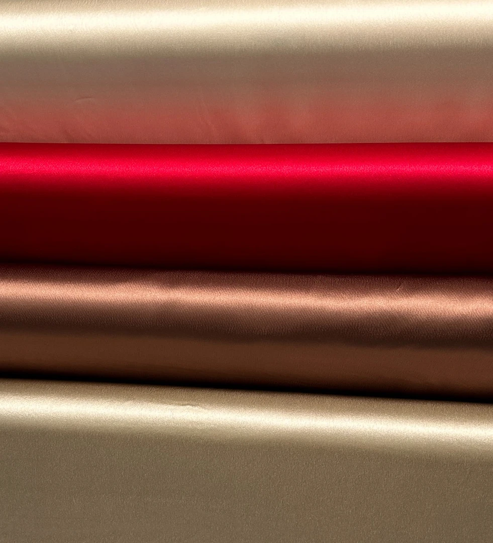 优雅家（黑紫色单面羊绒）丝绸面料