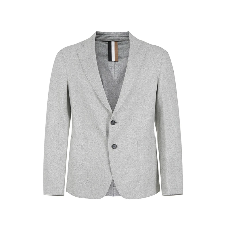 未使用 HugoBoss/雨果博斯 男士修身薄款毛呢西装外套50502517