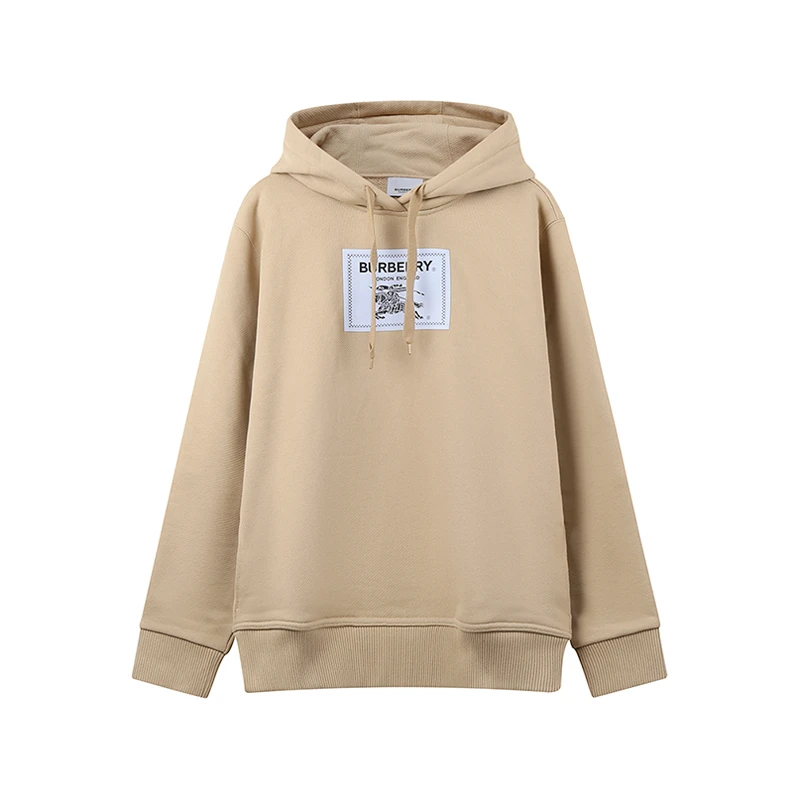 Burberry巴宝莉/博柏利 男士棉质宽松版连帽长袖卫衣 80684641