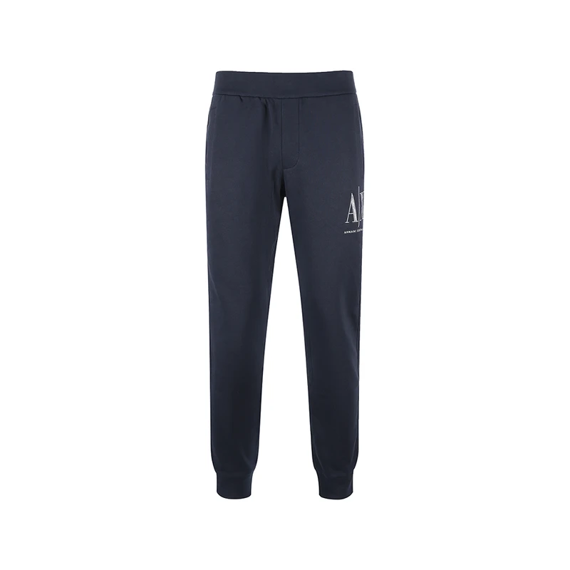AX阿玛尼Armani 新品 男士LOGO刺绣运动休闲卫裤8NZPPQ ZJ1ZZ