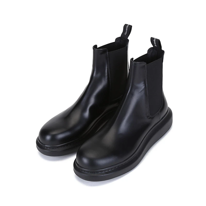 未使用 Alexander McQueen/亚历山大·麦昆 男士短靴586198 WHX52