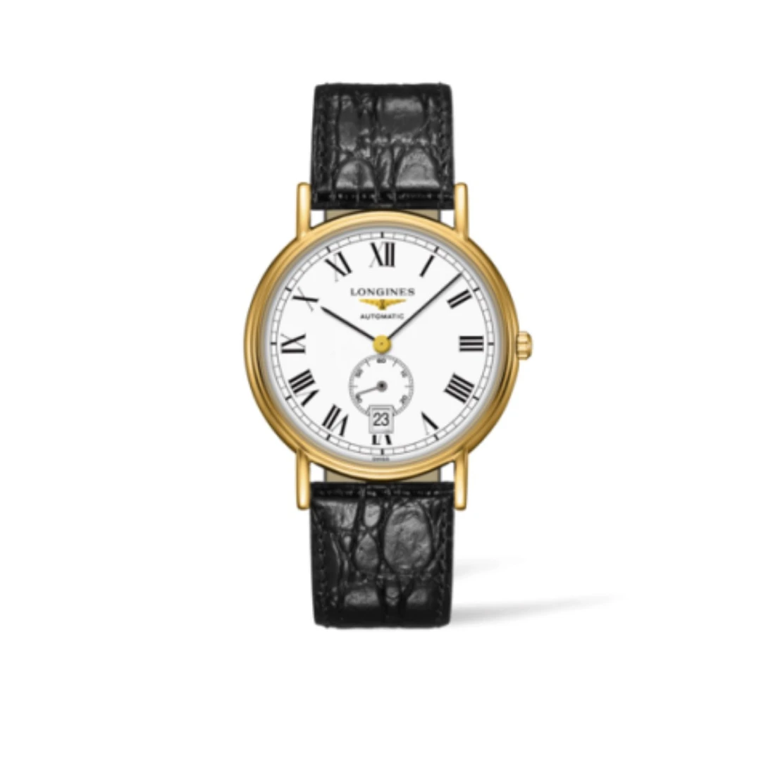 99新 Longines/浪琴 1瑰丽805/38.5mm/独立秒针机械表
