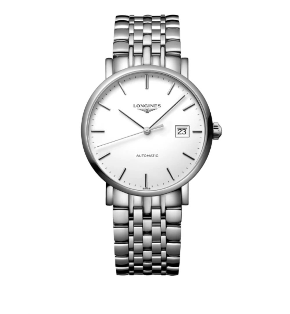 99新 Longines/浪琴 博雅810/37/白条马男款机械表/拆单一