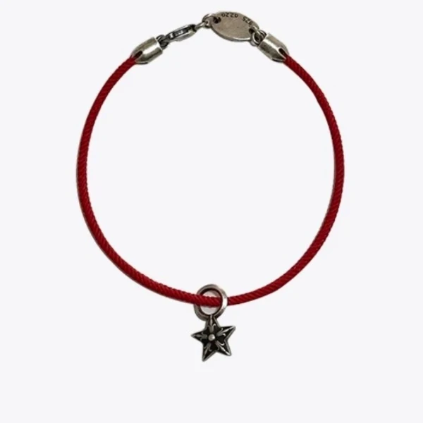 FM小众设计师五角星吊坠幸运红色黑色手练时尚百搭复古单肩包