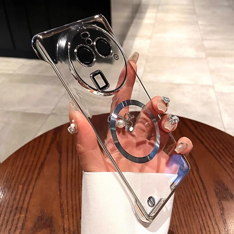 适用OPPOfindx6手机壳新款Pro超薄透明磁吸无边框镜头全包防摔套