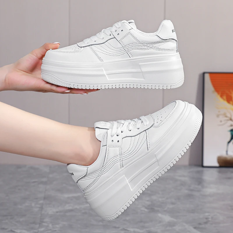 【维维粉丝福利】阿比让厚底百搭ins舒适时尚轻便休闲小白鞋JJX1317