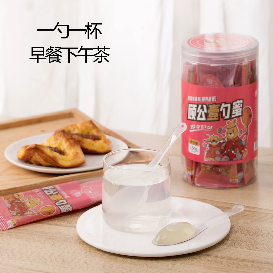 顾公蜂蜜网红款壹勺蜜天然生态蜜源健康营养独立包装成熟馈赠甜蜜