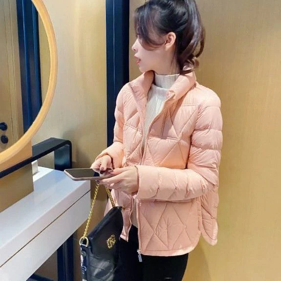 波司澄羽绒服新款爆款2023冬季韩版轻薄修身小个子保暖棉服外套女