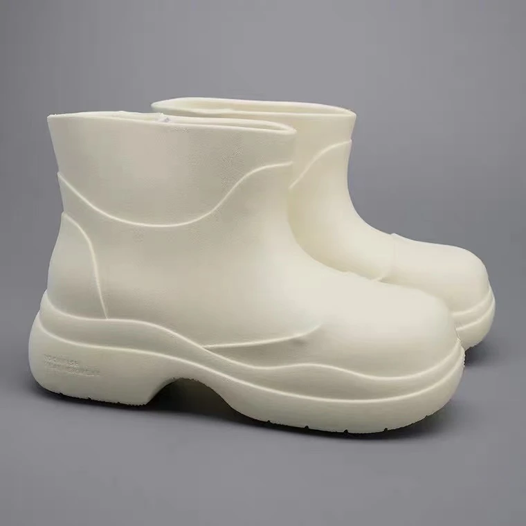 外贸韩单张元英同款女子短款时尚百搭防水雨靴（默认微瑕介意勿拍）