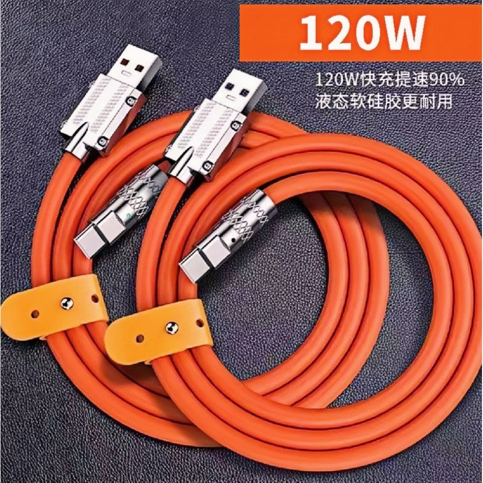 【清仓包邮】120W机客加粗耐用type-c超级快充数数据线硅胶液态安卓