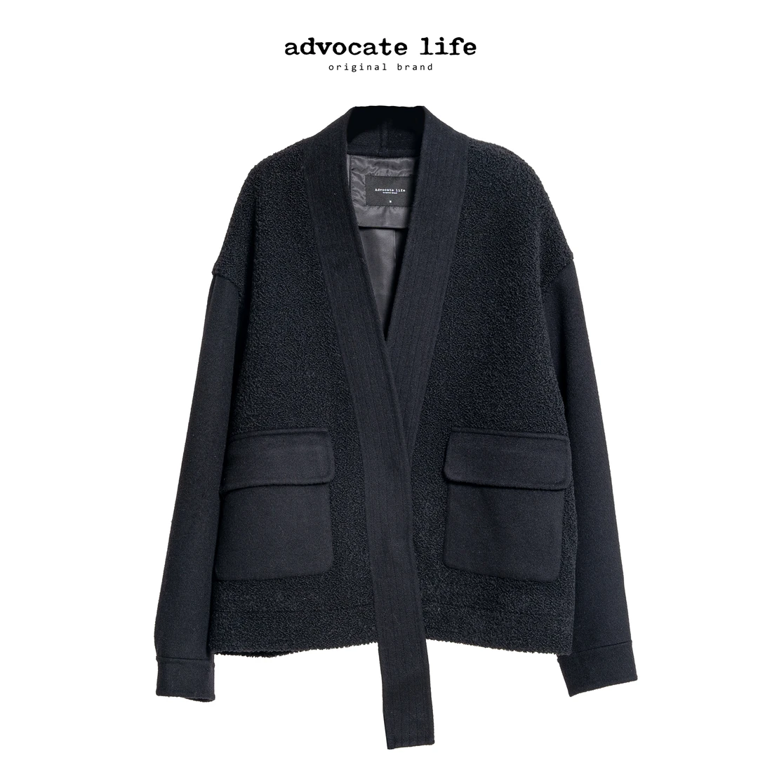 生活主张 开衫外套女气质针织短款时尚百搭女士秋冬 HQ372321