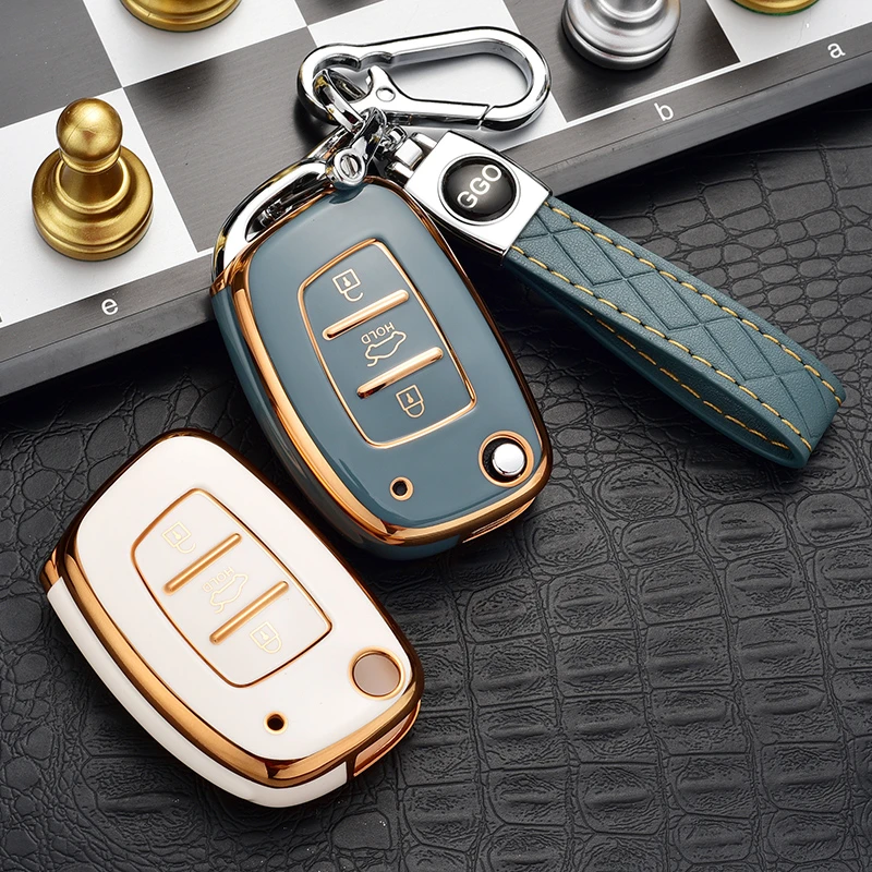 北京现代领动钥匙套20款新瑞纳个性悦纳折叠男女汽车全包扣壳装饰