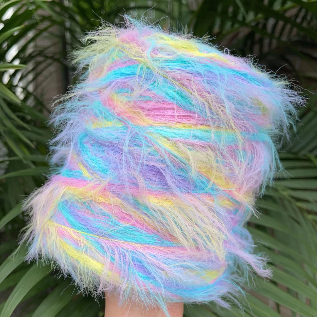 手工编织花式毛线，非成品