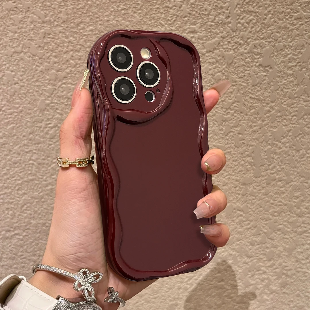 【国产型号+苹果】酒红适用iPhone15/14/13手机壳小米vivo华为oppo