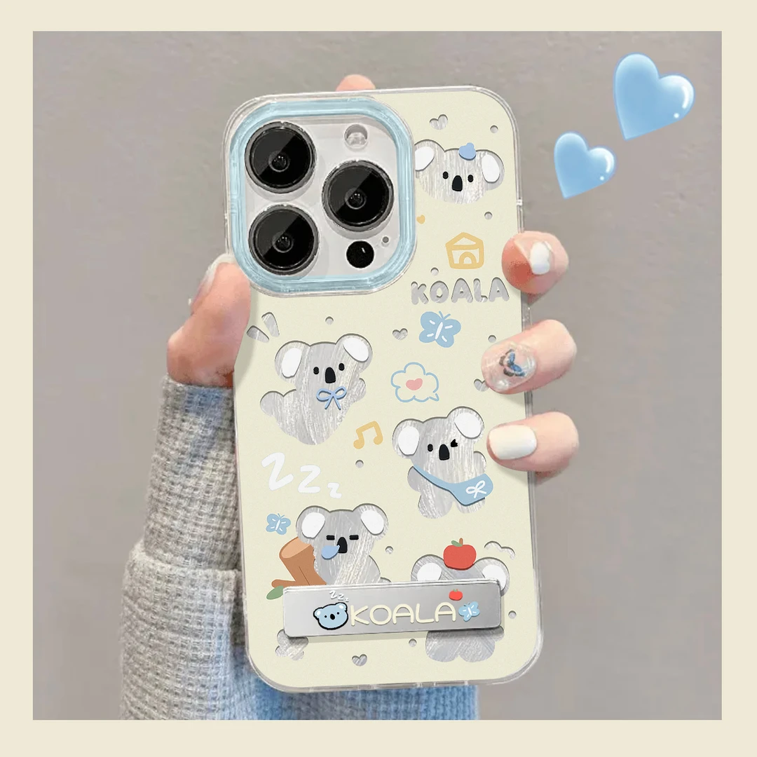 KEWU苹果考拉支架华为小米苹果15手机壳iPhone14Promax13/12女款