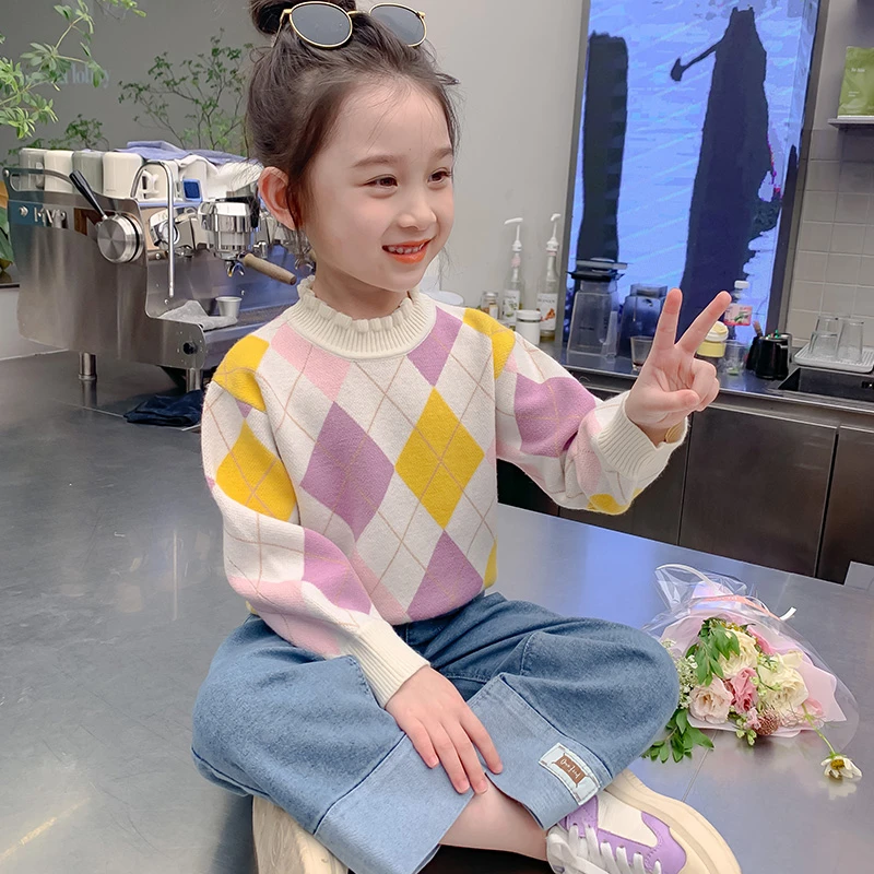 【直播专属】儿童毛衣套头毛线衣秋冬加绒儿童针织衫宝宝潮T2330