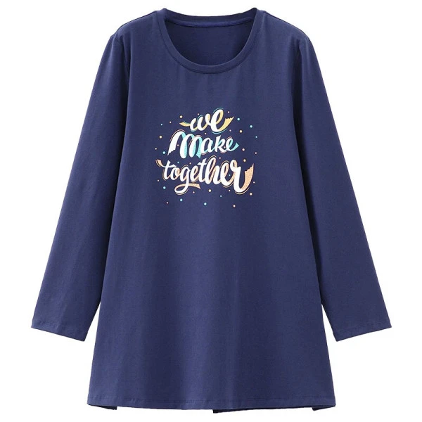 大码女装时尚洋气休闲宽松遮肉显瘦显瘦上衣229055