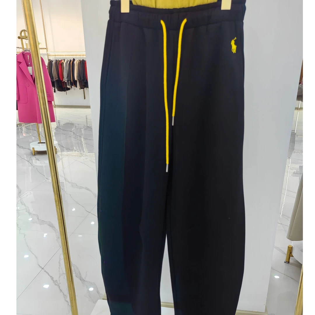 长款休闲哈伦裤子