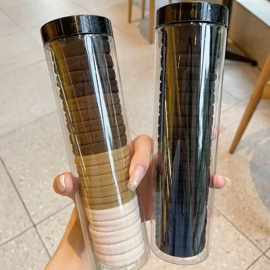 9.9M40根高弹力加粗无缝头绳发圈皮筋