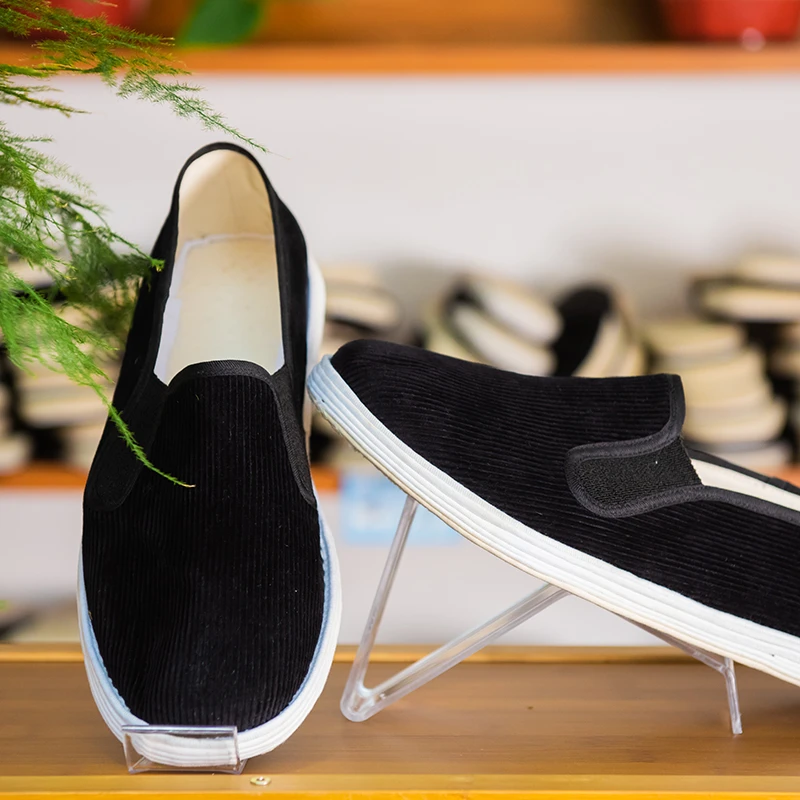 千层底布鞋男纯手工纳底传统工艺透气舒适条绒鞋灯芯绒老北京布鞋