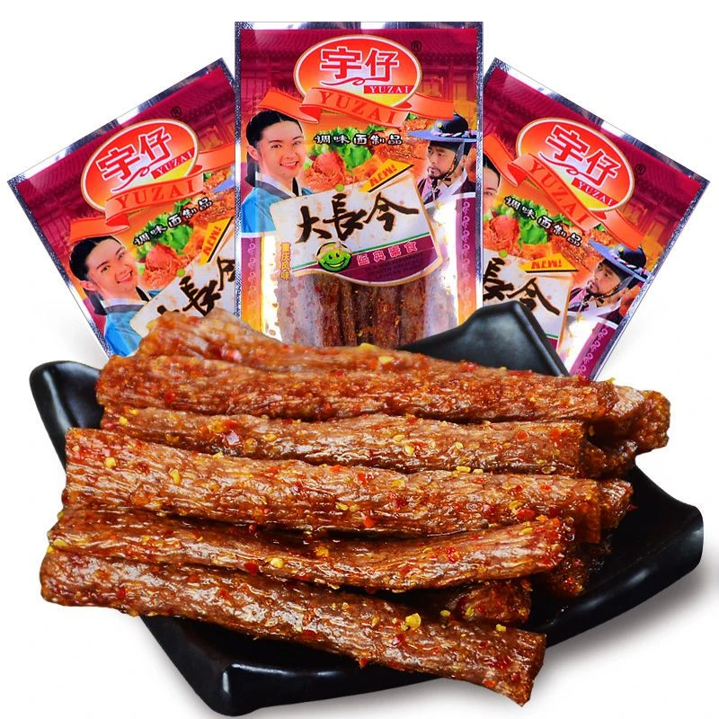 宇仔大长今网红辣条麻辣零食8090儿时怀旧小吃批发便宜18g/包