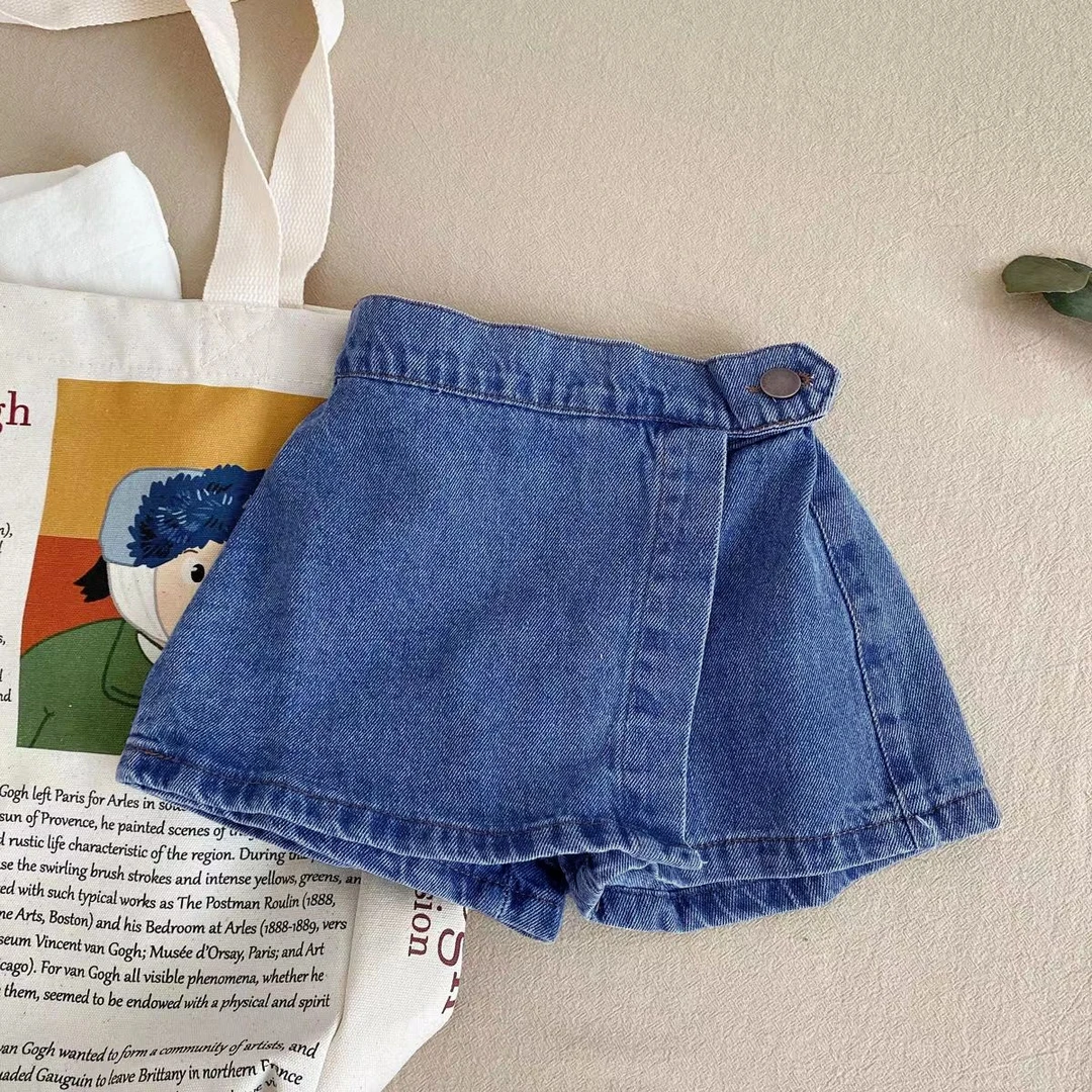 【热推爆款】儿童短裤女宝宝夏天牛仔裤裙2024夏季薄款森系女童夏款