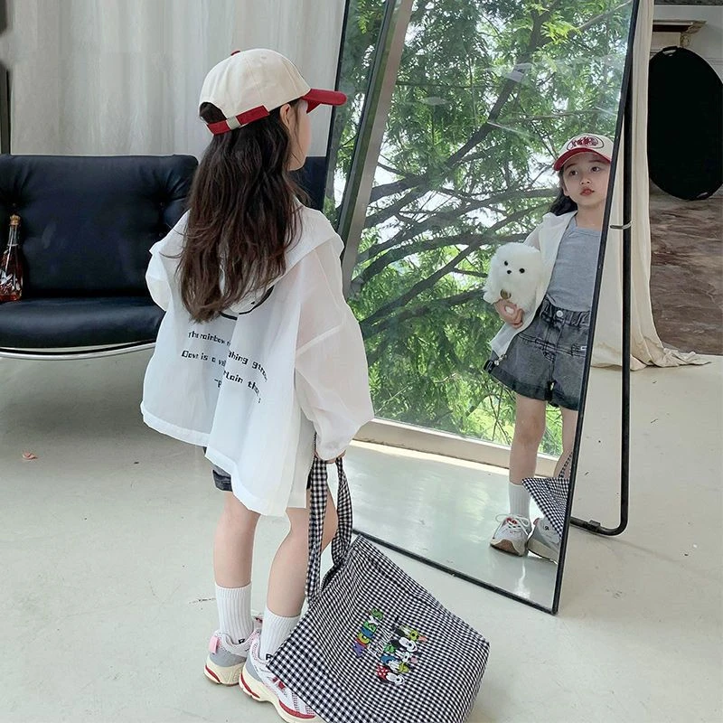 【热推爆款】女童防晒衣夏季洋气宝宝皮肤衣儿童2024新款外套轻薄款