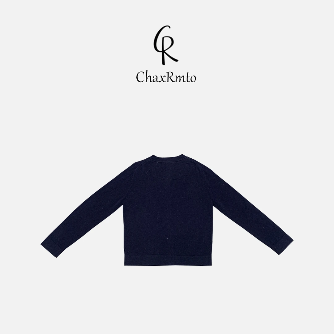 ChaxRmto斯斯 2024时尚单排扣针织开衫长袖气质上衣 SC1C2635