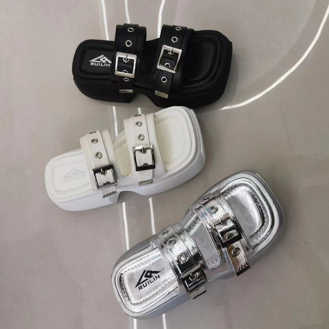 2024年潮款时尚休闲百搭外穿夏季厚度凉拖鞋6735