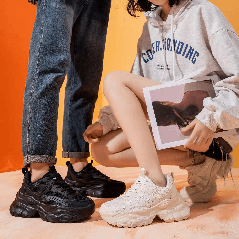 2024年新款系带情侣款真皮KPu老爹鞋D0979