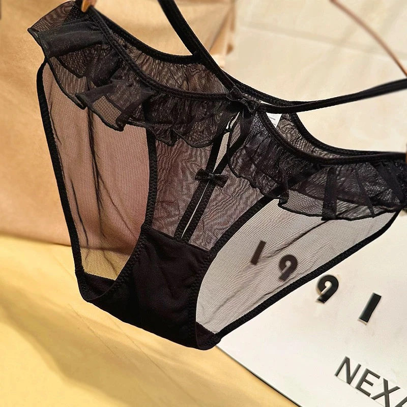 （2条装）轻奢镂空蕾丝女士内裤