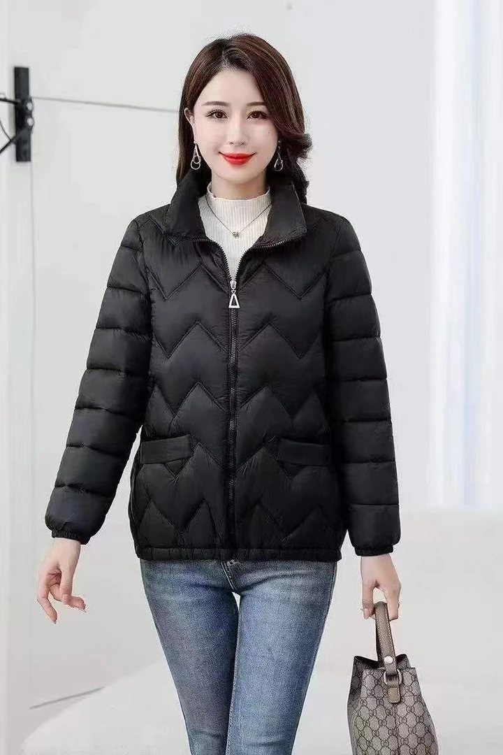 2023款简约时尚百搭女款棉服#