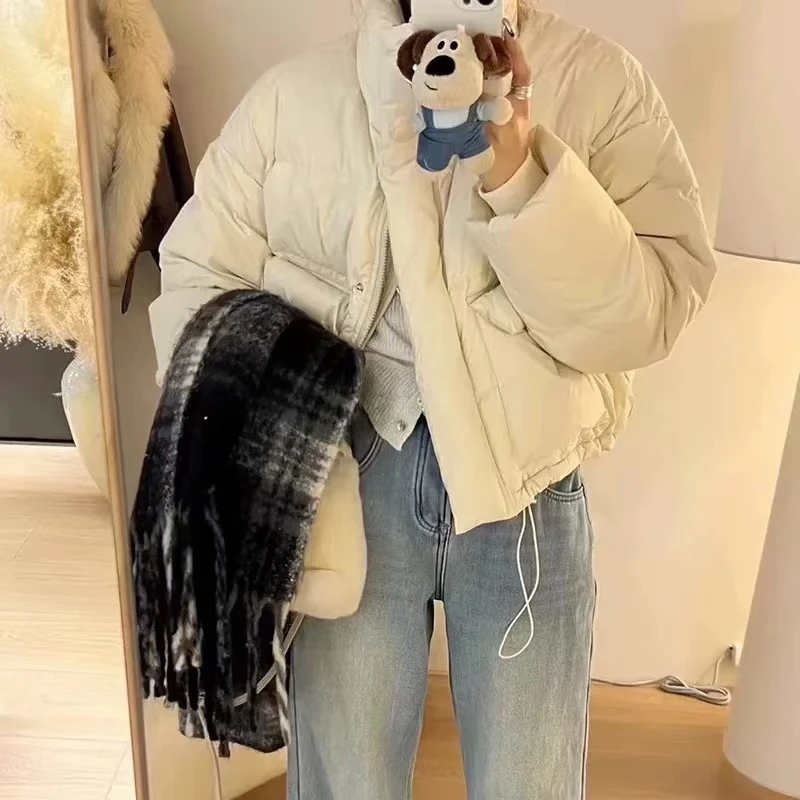 【缪大大服饰】8925新品时尚简约大口袋短款面包服